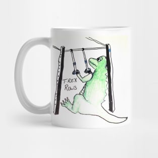 T-Rex Rows Mug